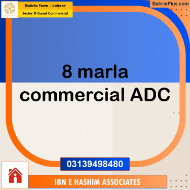 Commercial Plot for Sale in Sector D Canal Commercial -  Bahria Town, Lahore - (BP-176727)