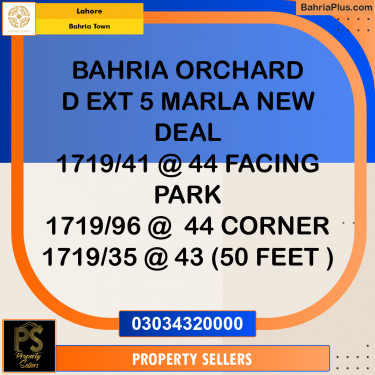 Residential Plot for Sale in Bahria Town, Lahore - (BP-176766)