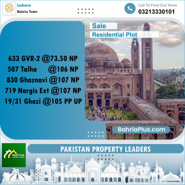 Residential Plot for Sale in Golf Phase 2 -  Bahria Town, Lahore - (BP-177134)