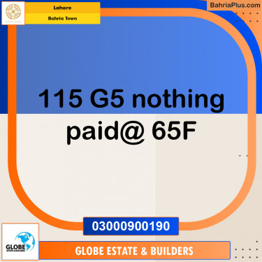 Residential Plot for Sale in Bahria Town, Lahore - (BP-177193)