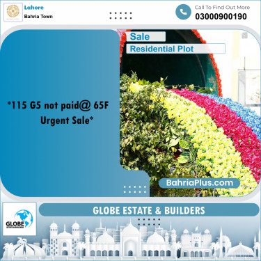 Residential Plot for Sale in Bahria Town, Lahore - (BP-177586)