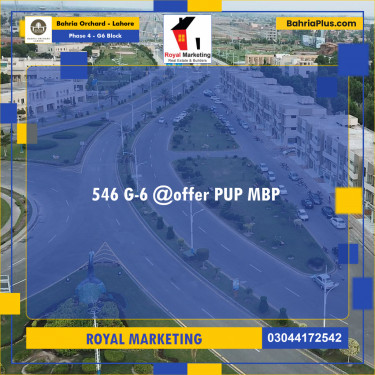 Residential Plot for Sale in Phase 4 - G6 Block -  Bahria Orchard, Lahore - (BP-177793)