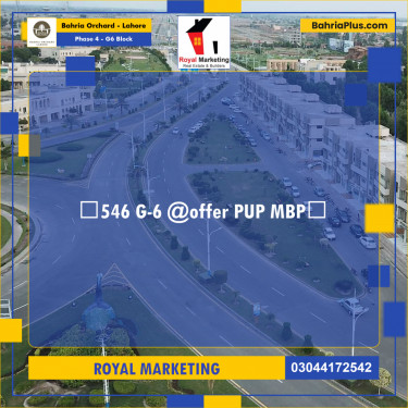 Residential Plot for Sale in Phase 4 - G6 Block -  Bahria Orchard, Lahore - (BP-177865)