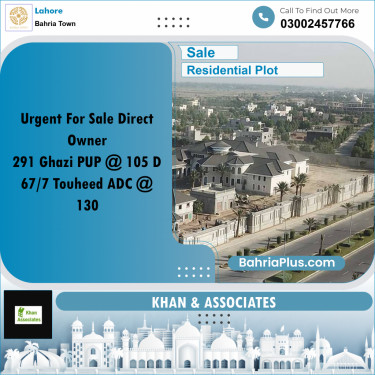 Residential Plot for Sale in Bahria Town, Lahore - (BP-177891)