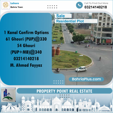 Residential Plot for Sale in Bahria Town, Lahore - (BP-177946)