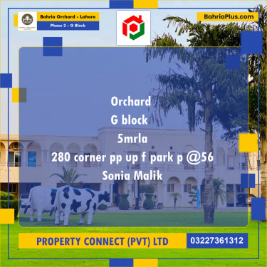Residential Plot for Sale in Phase 2 - G Block -  Bahria Orchard, Lahore - (BP-178018)
