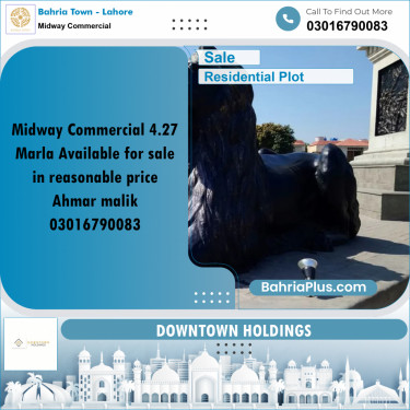 Residential Plot for Sale in Midway Commercial -  Bahria Town, Lahore - (BP-178253)