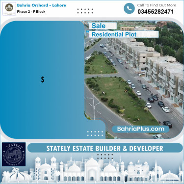 5 Marla Residential Plot for Sale in Phase 2 - F Block -  Bahria Orchard, Lahore - (BP-178605)