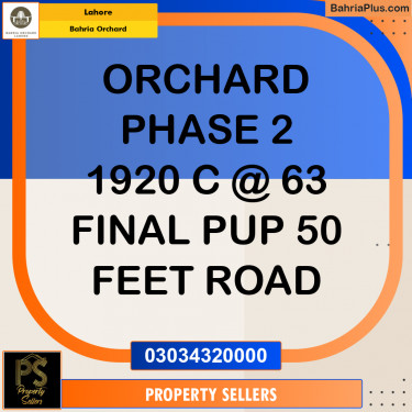 Residential Plot for Sale in Bahria Orchard, Lahore - (BP-178644)