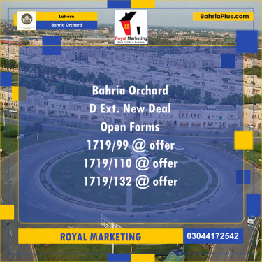 Residential Plot for Sale in Bahria Orchard, Lahore - (BP-178843)
