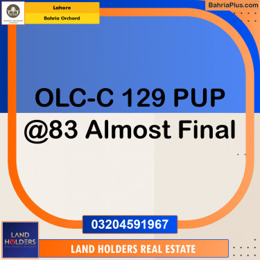 Residential Plot for Sale in Overseas C -  Bahria Town, Lahore - (BP-179206)
