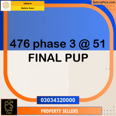 Residential Plot for Sale in Golf Phase 3 -  Bahria Town, Lahore - (BP-179288)