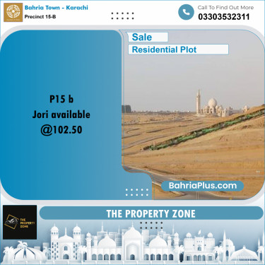 125 Sq. Yards Residential Plot for Sale in Precinct 15-B -  Bahria Town, Karachi - (BP-179569)