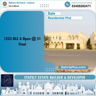Residential Plot for Sale in OLC-A Block -  Bahria Orchard, Lahore - (BP-179932)