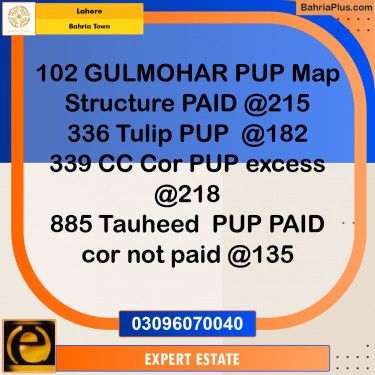 Residential Plot for Sale in Sector C - Gulmohar Block -  Bahria Town, Lahore - (BP-180238)