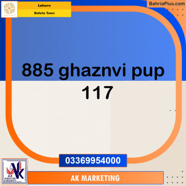 Residential Plot for Sale in Sector F - Ghaznavi Block -  Bahria Town, Lahore - (BP-180278)