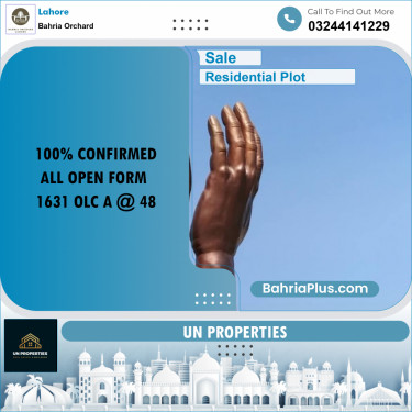 Residential Plot for Sale in OLC-A Block -  Bahria Orchard, Lahore - (BP-180850)