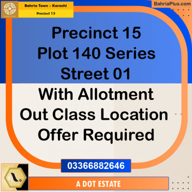 125 Sq. Yards Residential Plot for Sale in Precinct 15 -  Bahria Town, Karachi - (BP-181873)
