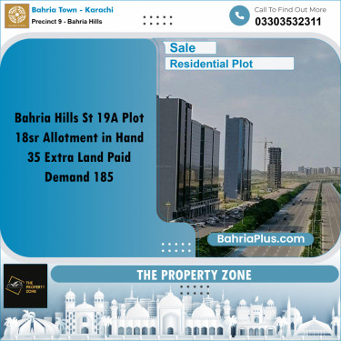 Residential Plot for Sale in Precinct 9 - Bahria Hills -  Bahria Town, Karachi - (BP-181946)