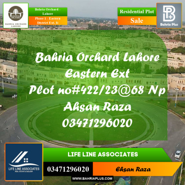 Residential Plot for Sale in Phase 1 - Eastern District Ext. II -  Bahria Orchard, Lahore - (BP-182060)