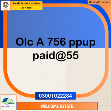 Residential Plot for Sale in OLC-A Block -  Bahria Orchard, Lahore - (BP-182406)