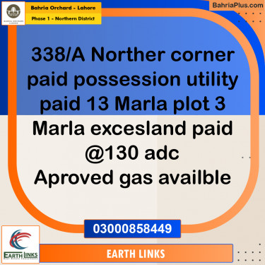 Residential Plot for Sale in Phase 1 - Northern District -  Bahria Orchard, Lahore - (BP-182667)