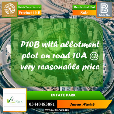 125 Sq. Yards Residential Plot for Sale in Precinct 10-B -  Bahria Town, Karachi - (BP-182909)