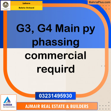 Residential Plot for Sale in Bahria Orchard, Lahore - (BP-182970)