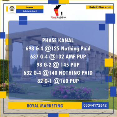 Residential Plot for Sale in Bahria Orchard, Lahore - (BP-182973)