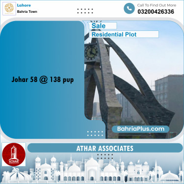 Residential Plot for Sale in Bahria Town, Lahore - (BP-183070)