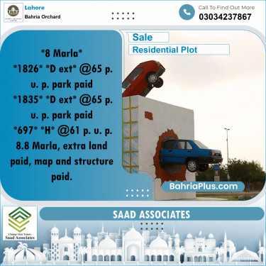 Residential Plot for Sale in Bahria Orchard, Lahore - (BP-183189)