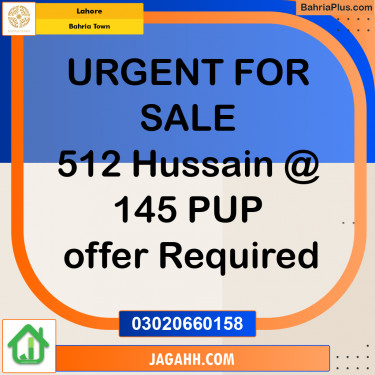 Residential Plot for Sale in Bahria Town, Lahore - (BP-183195)