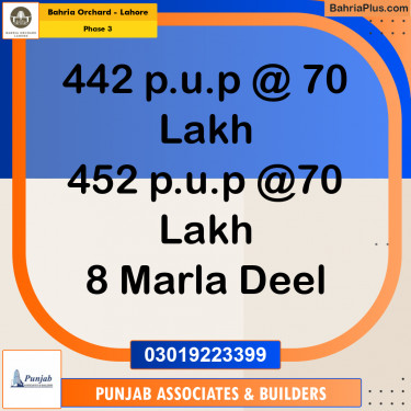 Residential Plot for Sale in Phase 3 -  Bahria Orchard, Lahore - (BP-183516)