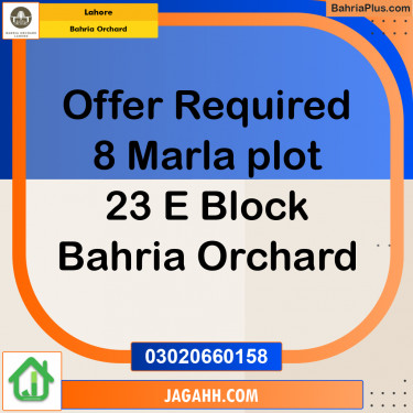 Residential Plot for Sale in Bahria Orchard, Lahore - (BP-183814)