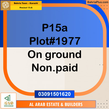 125 Sq. Yards Residential Plot for Sale in Precinct 15-A -  Bahria Town, Karachi - (BP-183859)