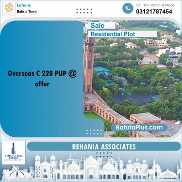 Residential Plot for Sale in Bahria Town, Lahore - (BP-183882)