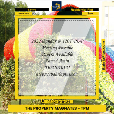 Residential Plot for Sale in Bahria Town, Lahore - (BP-183951)