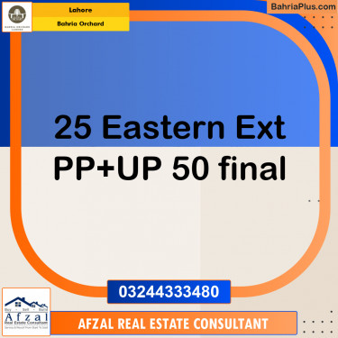 Residential Plot for Sale in Bahria Orchard, Lahore - (BP-183978)