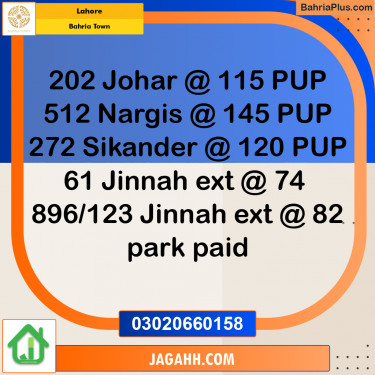 Residential Plot for Sale in Bahria Town, Lahore - (BP-184038)