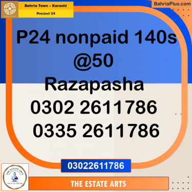 125 Sq. Yards Residential Plot for Sale in Precinct 24 -  Bahria Town, Karachi - (BP-184167)