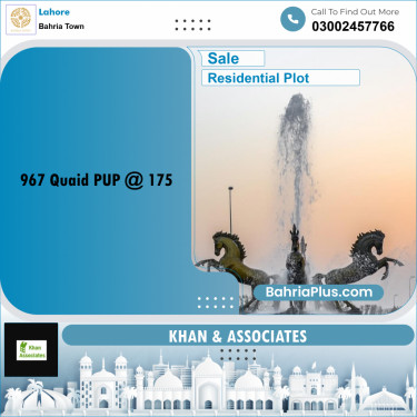 Residential Plot for Sale in Bahria Town, Lahore - (BP-184316)