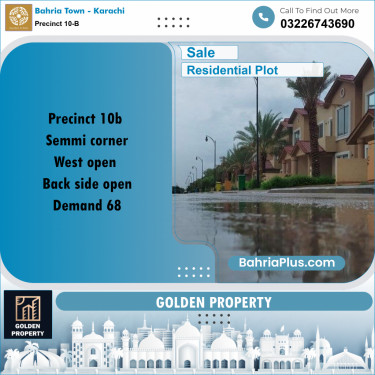 125 Sq. Yards Residential Plot for Sale in Precinct 10-B -  Bahria Town, Karachi - (BP-184325)