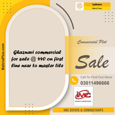 Commercial Plot for Sale in Bahria Town, Lahore - (BP-184572)