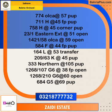 Residential Plot for Sale in Bahria Orchard, Lahore - (BP-184580)