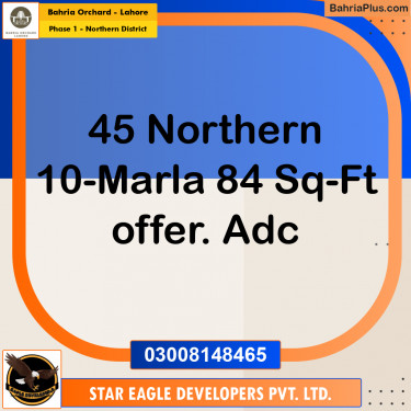 Residential Plot for Sale in Phase 1 - Northern District -  Bahria Orchard, Lahore - (BP-184585)
