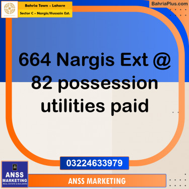 Residential Plot for Sale in Sector C - Nargis/Hussain Ext. -  Bahria Town, Lahore - (BP-184604)