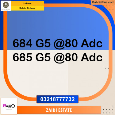 Residential Plot for Sale in Bahria Orchard, Lahore - (BP-184608)