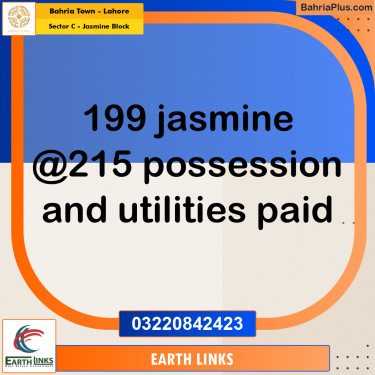Residential Plot for Sale in Sector C - Jasmine Block -  Bahria Town, Lahore - (BP-184620)