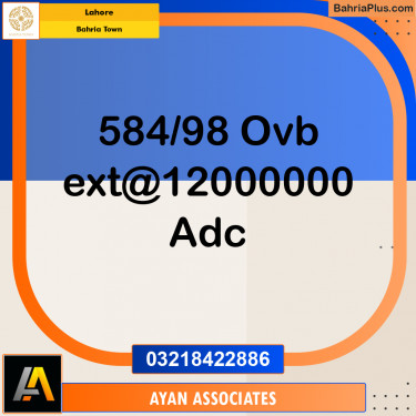 Residential Plot for Sale in Bahria Town, Lahore - (BP-184621)