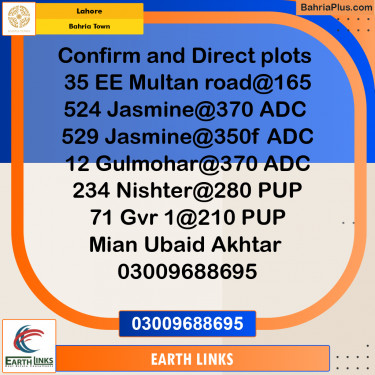 Residential Plot for Sale in Bahria Town, Lahore - (BP-184780)